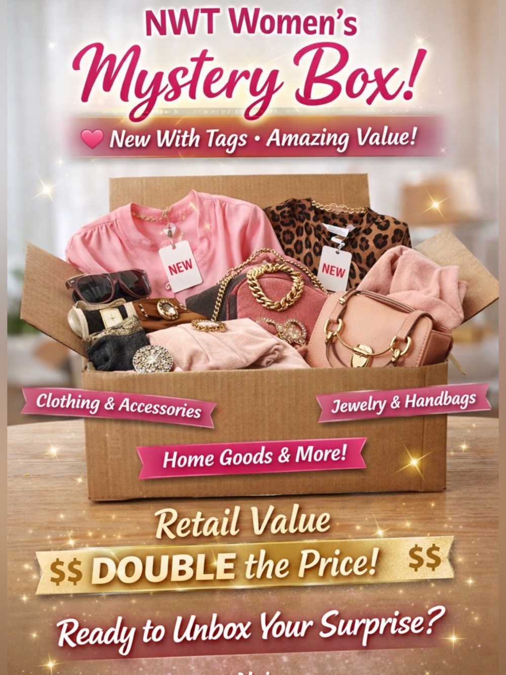 New With Tags (NWT) Women’s 10-Piece Mystery Box
